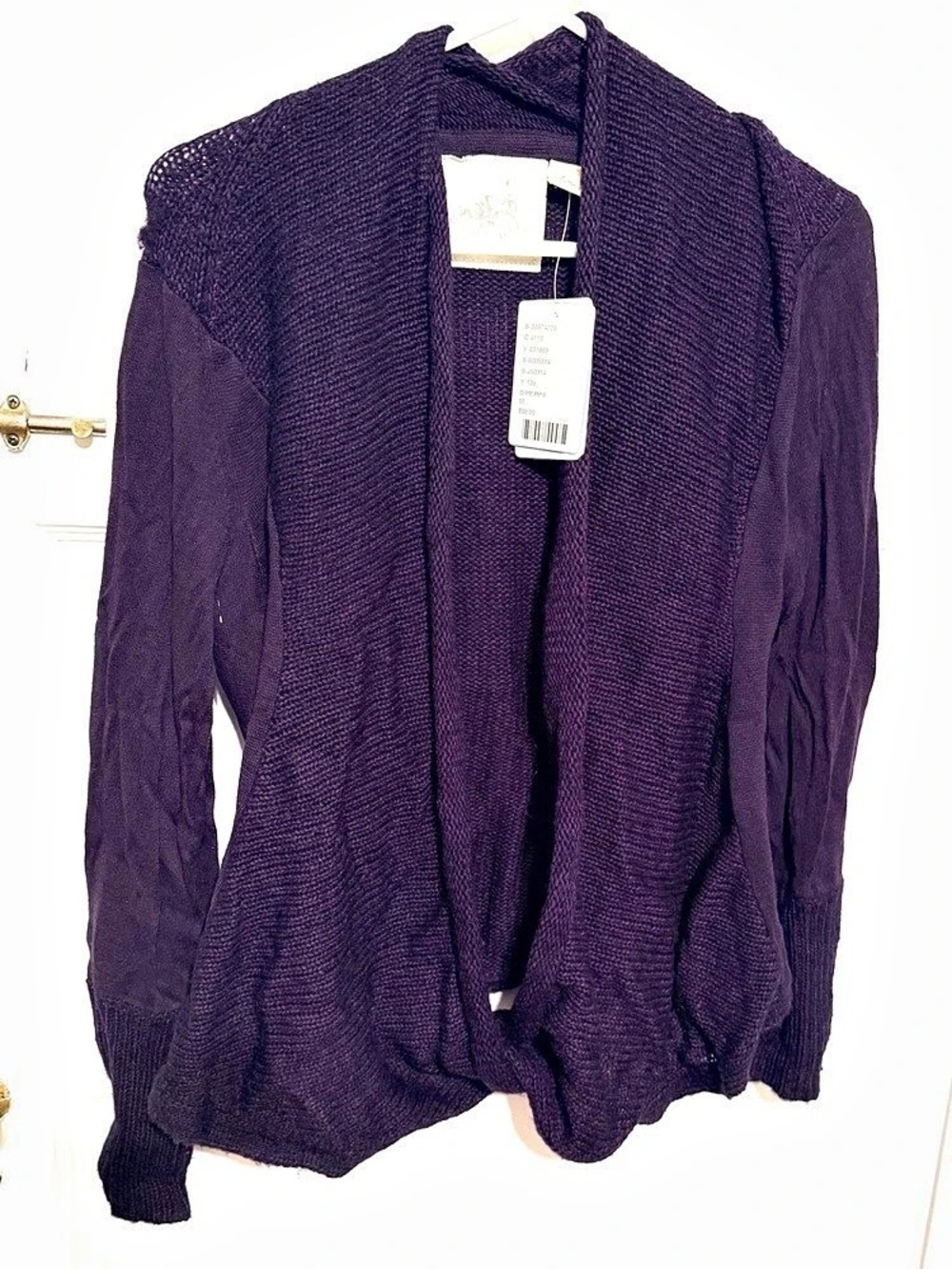 Anthropologie Angel of the North Sweater, Purple, Medium, NWT